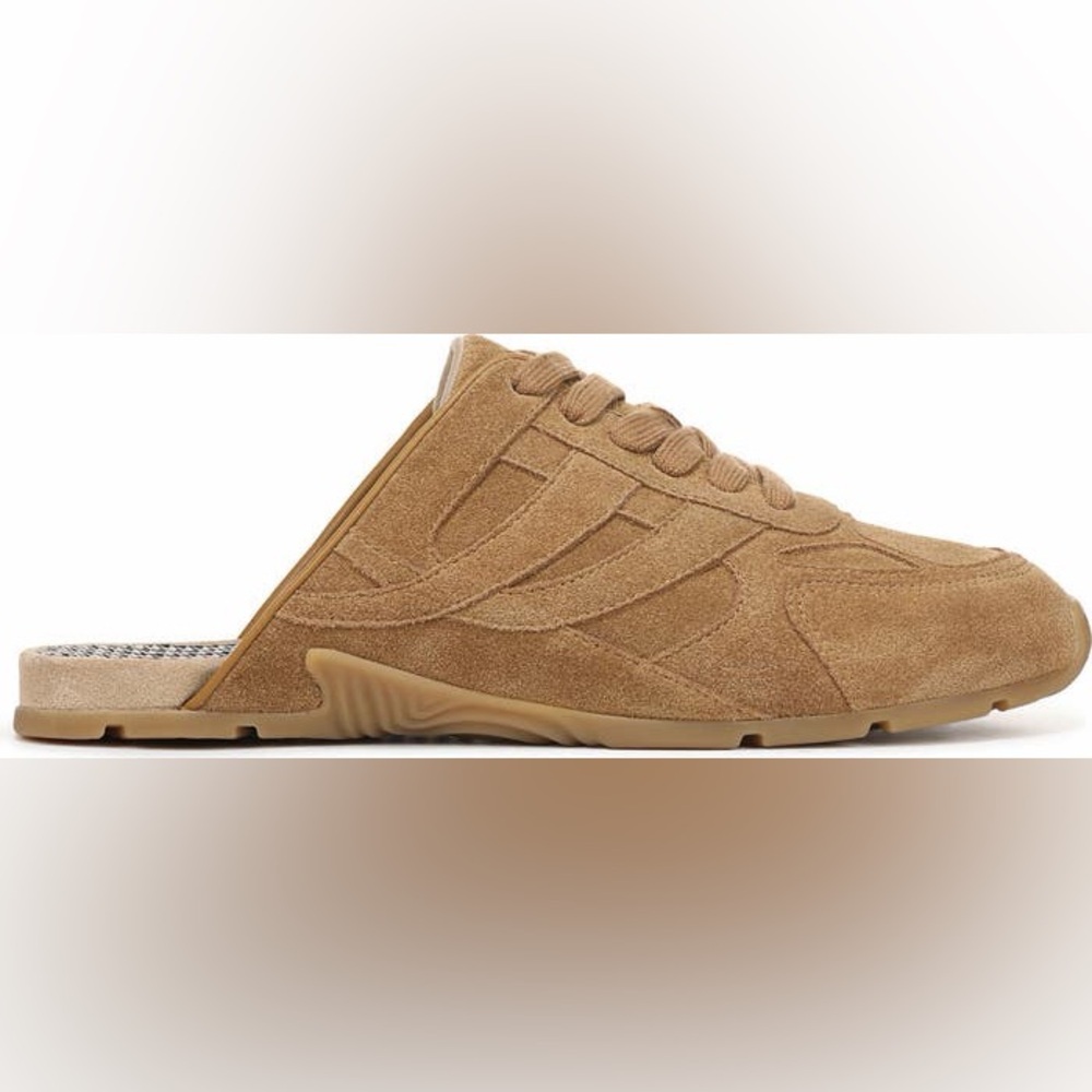 Vince Mojave Honey Brown Suede Sneaker Mule Women’s Size 8